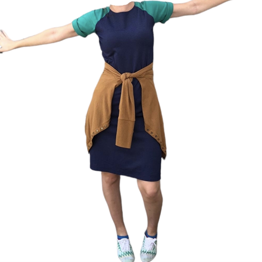 Piper and scoot Color block Dress